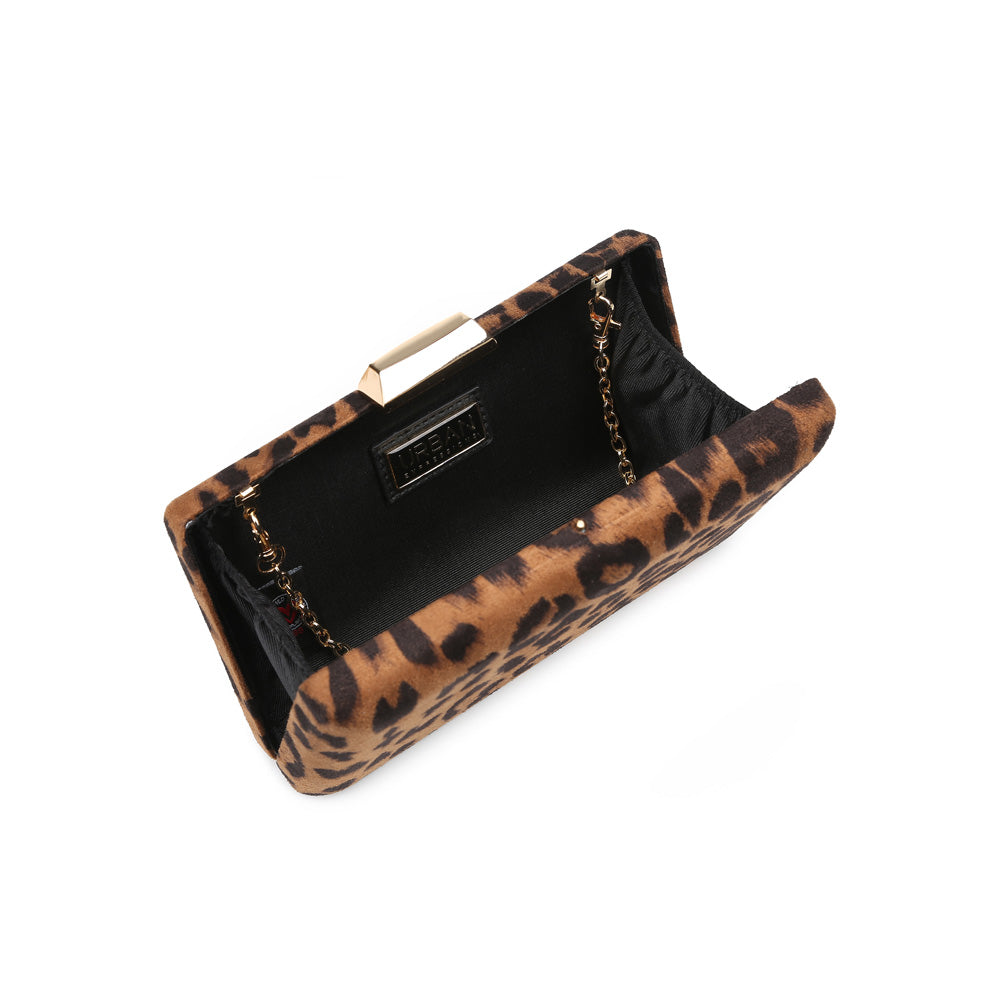 Product Image of Urban Expressions Flora Leopard Evening Bag NA-840611162250 View 4 | Leopard