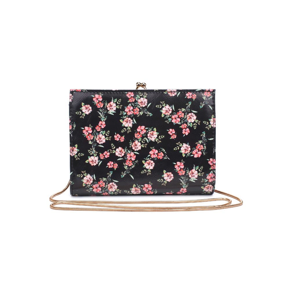Product Image of Urban Expressions Elijah - Floral Clutch 840611181480 View 5 | Black