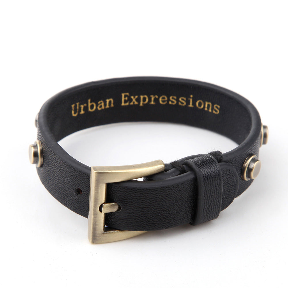 Product Image of Urban Expressions Hendrix Bracelet 818209020503 View 3 | Black