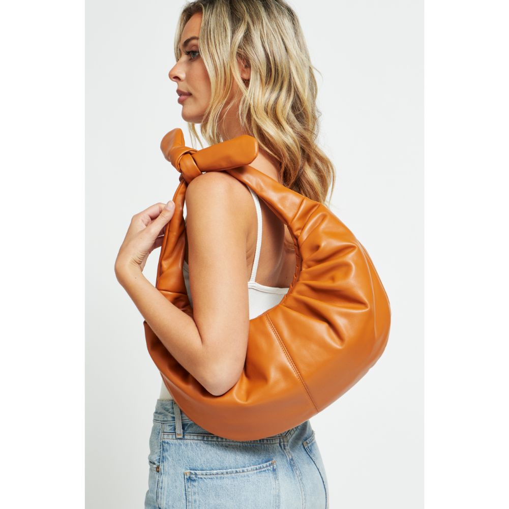 Woman wearing Tan Urban Expressions Josie Hobo 840611179425 View 1 | Tan