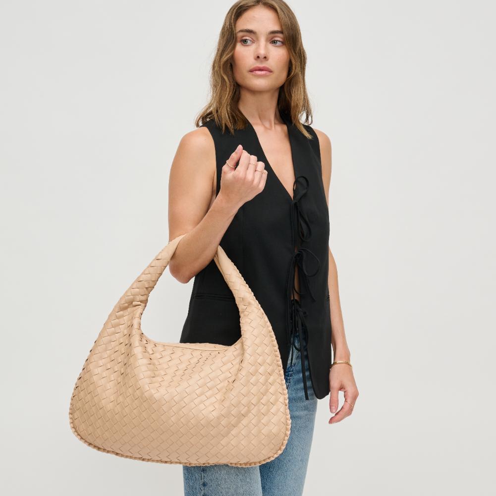 Woman wearing Natural Urban Expressions Victoria Hobo 840611140838 View 2 | Natural