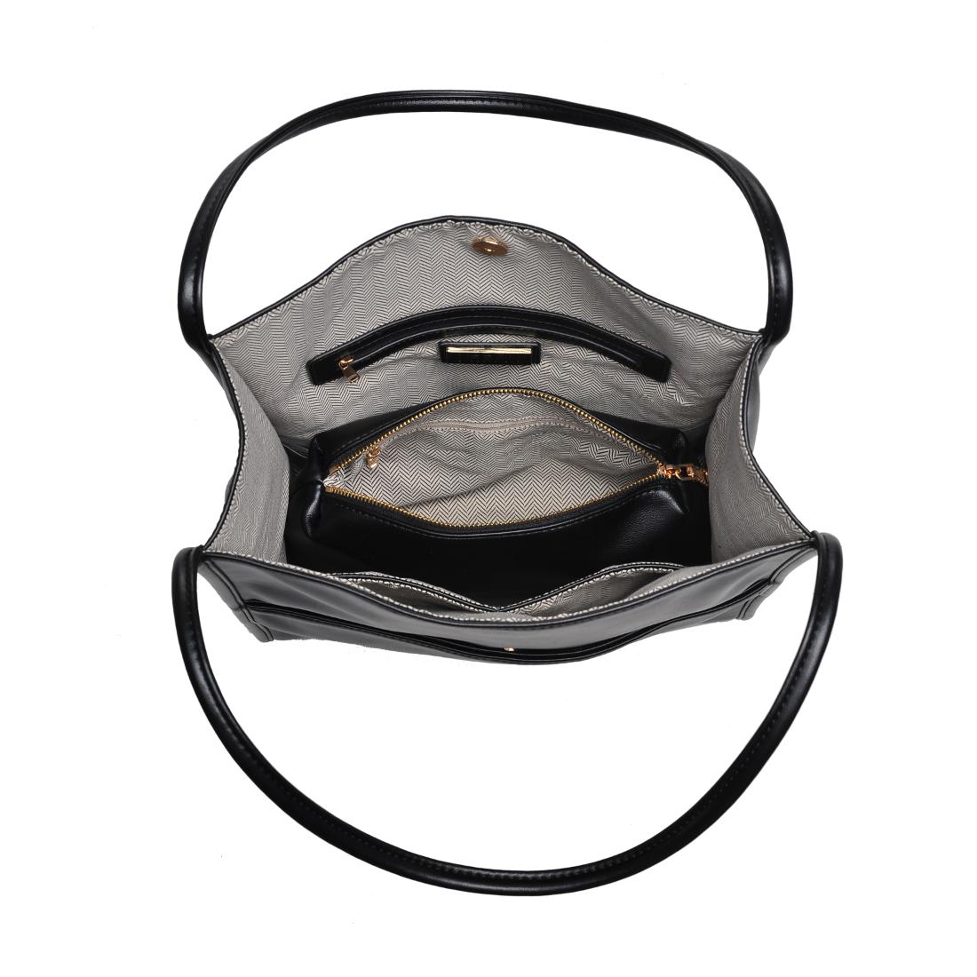 Woman wearing Black Urban Expressions Hera Tote 840611145192 View 9 | Black
