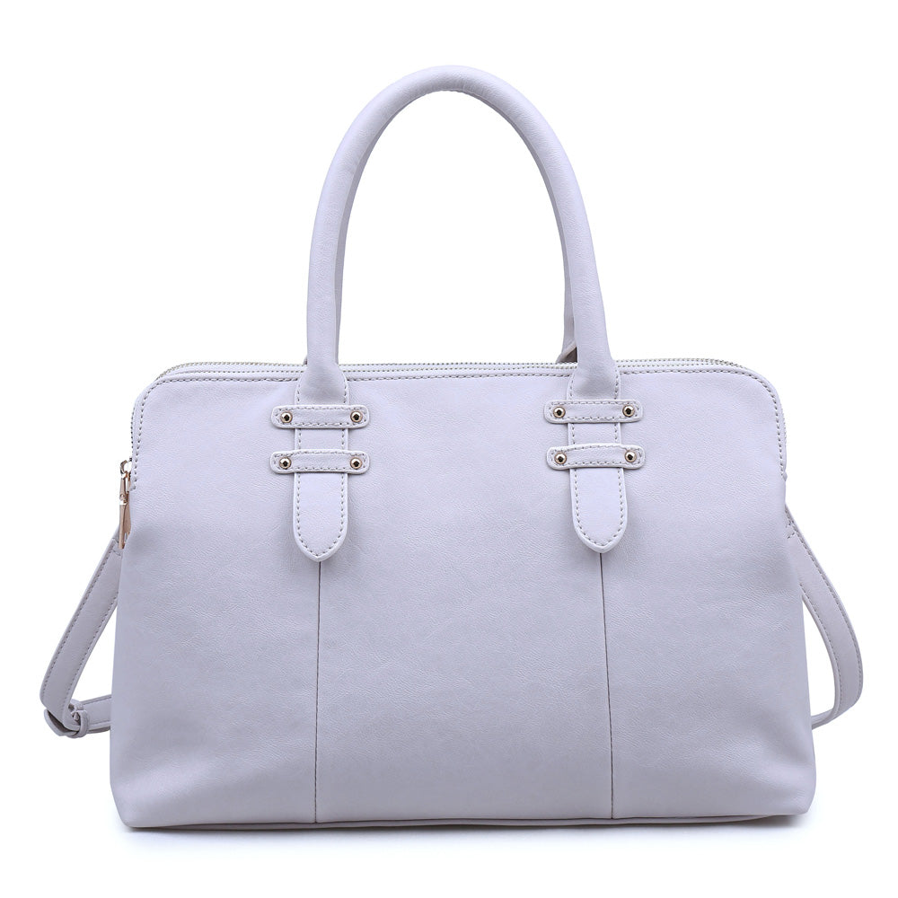 Product Image of Urban Expressions Huckleberry Satchel NA-840611141569 View 1 | Ivory