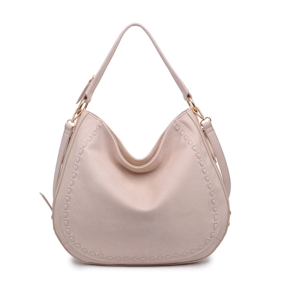 Woman wearing Ivory Urban Expressions Kailey Hobo NA-840611160256 View 5 | Ivory