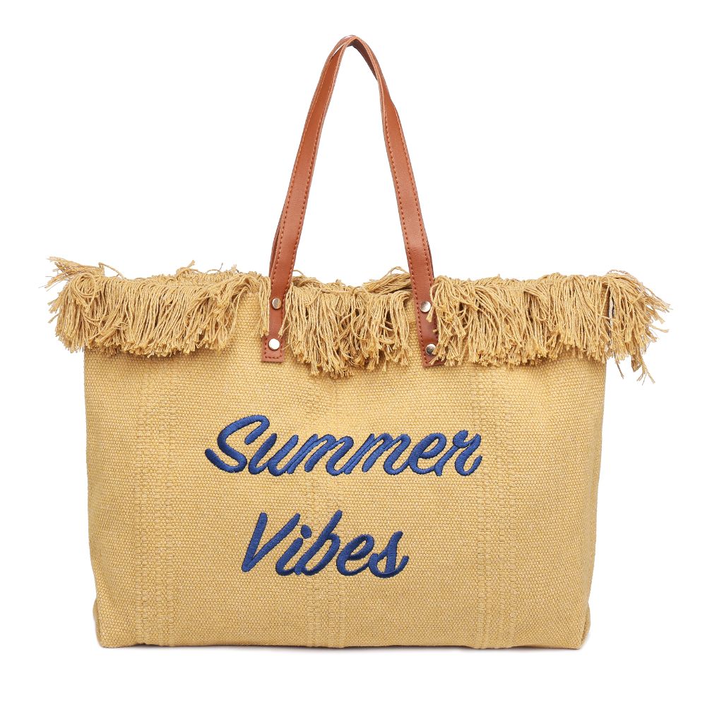 Woman wearing Natural Urban Expressions Summer Vibes Tote 840611127938 View 5 | Natural