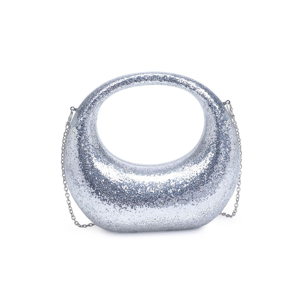 Product Image of Urban Expressions Trave Evening Bag 840611109989 View 3 | Silver