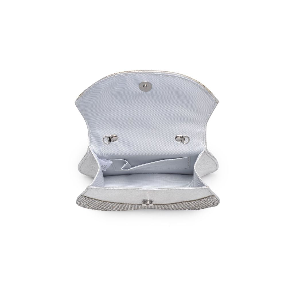 Product Image of Urban Expressions Zadie Evening Bag 840611122476 View 8 | Silver