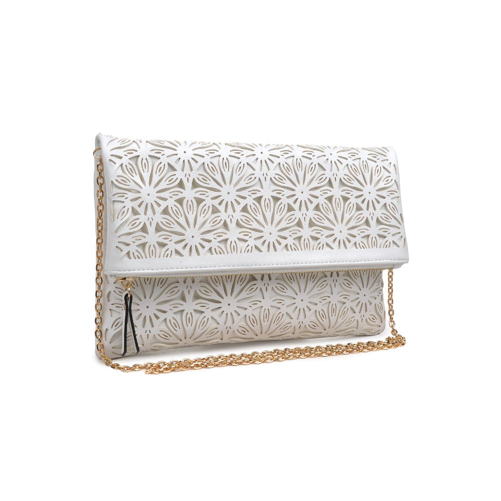 Product Image of Urban Expressions Skylar Clutch 840611169518 View 2 | White