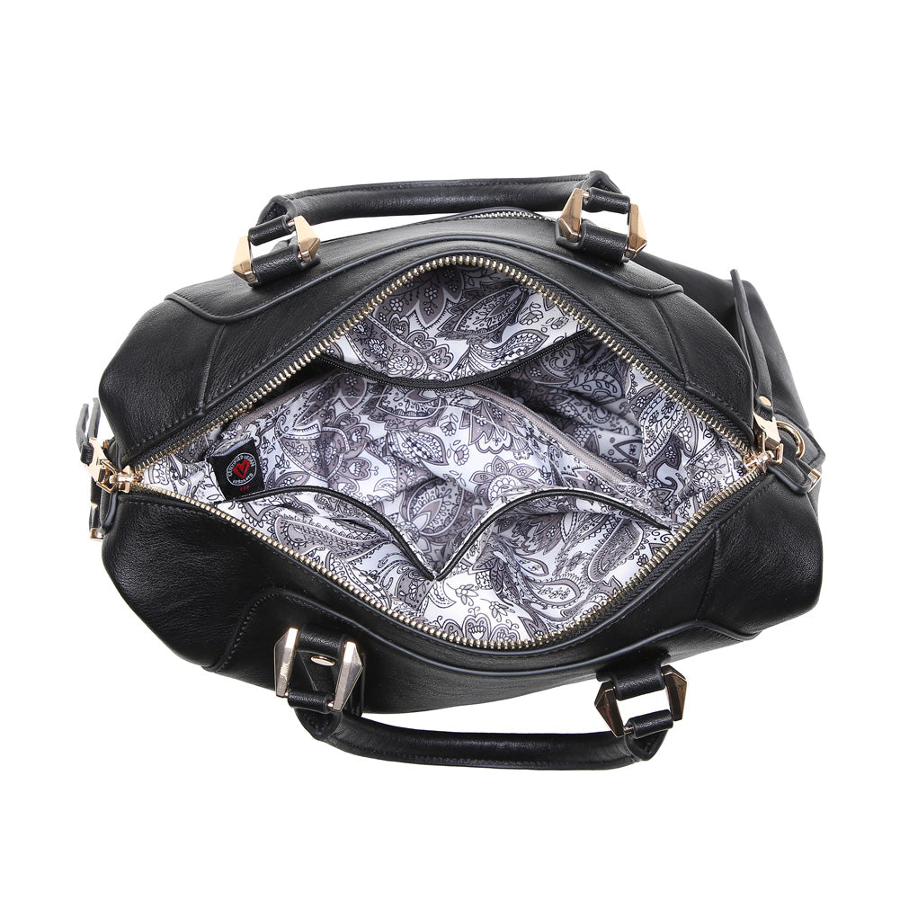 Product Image of Urban Expressions Emmerson Satchel NA-840611149671 View 4 | Black