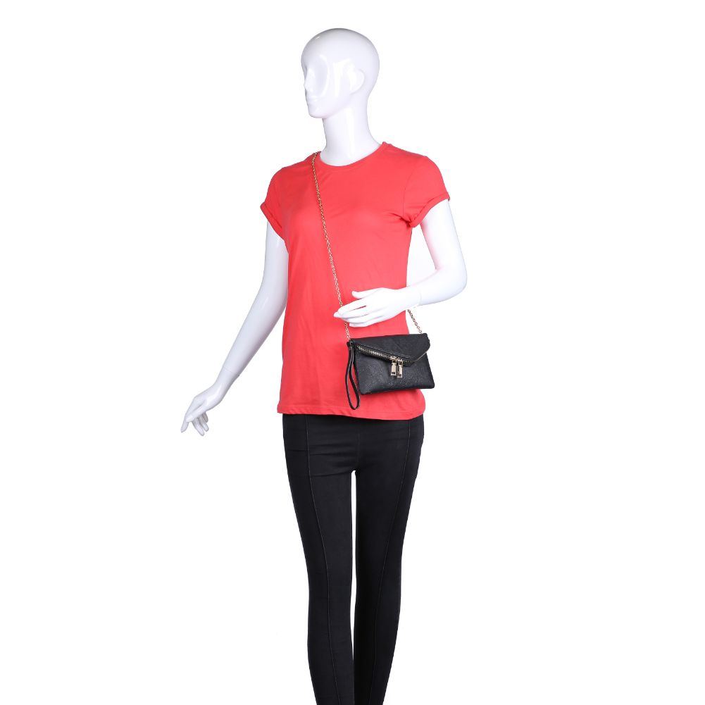 Product Image of Urban Expressions Lucy Floral Wristlet NA-840611151506 View 5 | Black