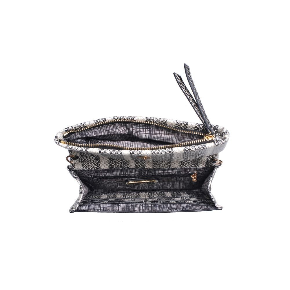 Product Image of Urban Expressions Bree Crossbody 840611174741 View 8 | Black White