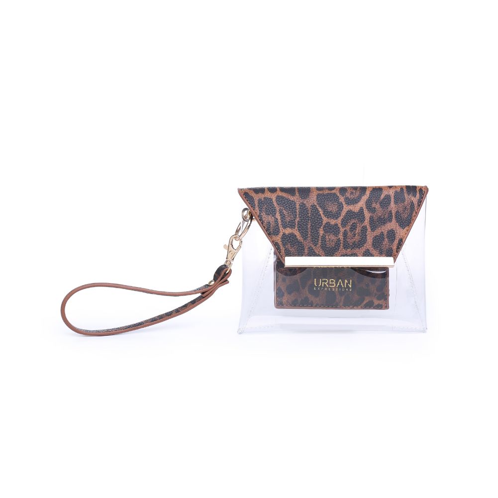Product Image of Urban Expressions Reese Wristlet NA-840611163370 View 1 | Leopard