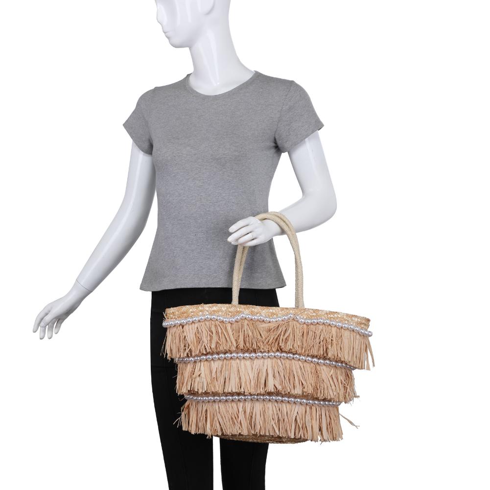 Product Image of Urban Expressions Shakira Tote 840611124807 View 5 | Natural
