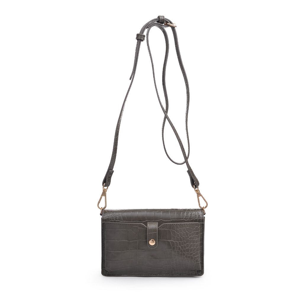 Product Image of Urban Expressions Emma Snake Crossbody 840611173911 View 3 | Olive