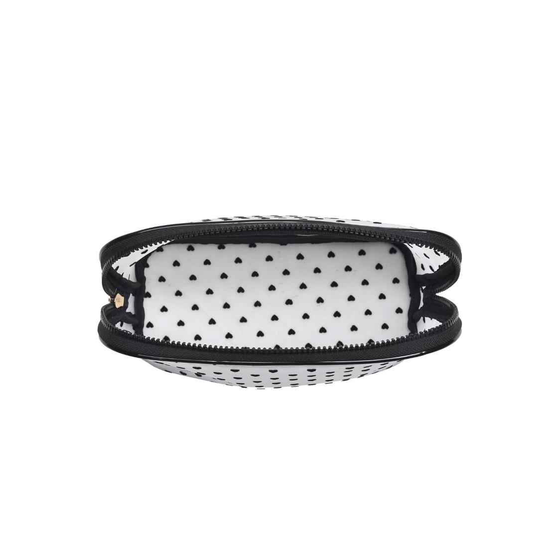 Urban Essentials Lovelace Cosmetic & Travel Organizer Dome Pouch 840611197924 View 8 | White