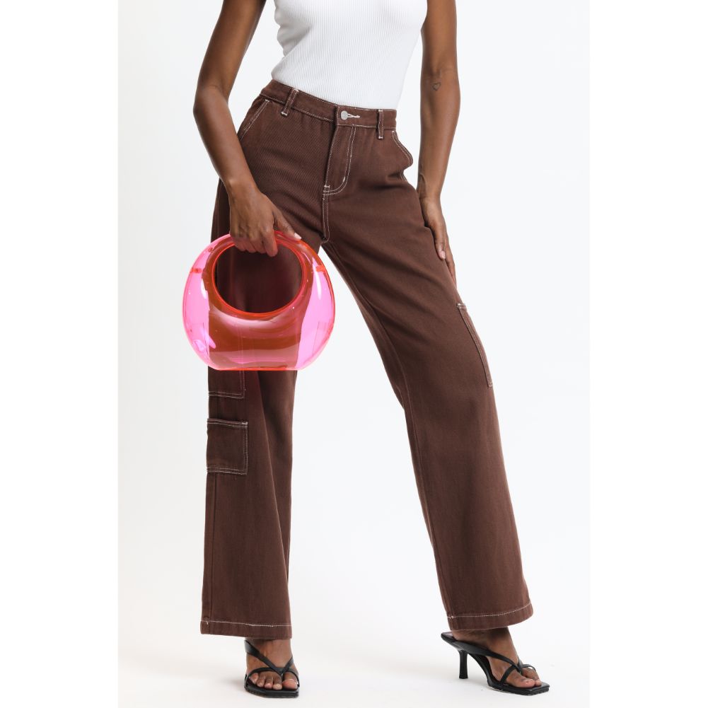 Woman wearing Light Pink Urban Expressions Bess Evening Bag 840611116932 View 1 | Light Pink