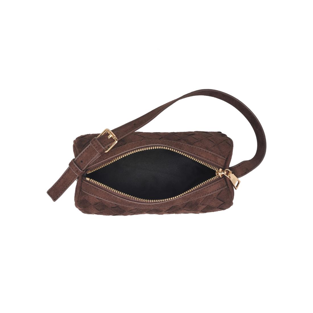 Product Image of Urban Expressions Rose Shoulder Bag 840611199409 View 4 | Chocolate