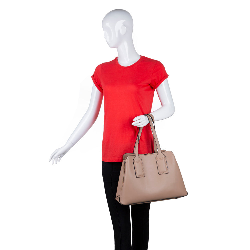 Product Image of Urban Expressions Georgia Satchel NA-840611153302 View 5 | Natural