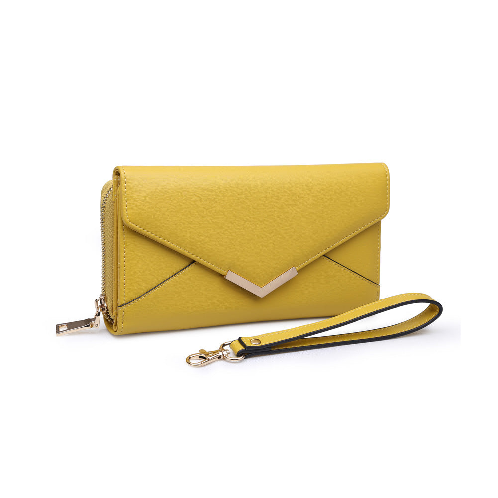 Product Image of Urban Expressions Sophia Wallet NA-840611149657 View 2 | Mustard