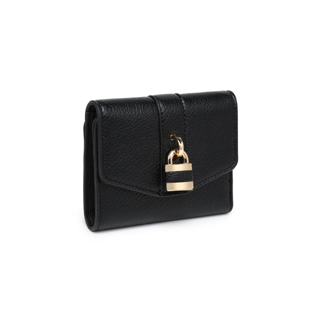 Woman wearing Black Urban Expressions Andie Wallet 840504208089 View 6 | Black
