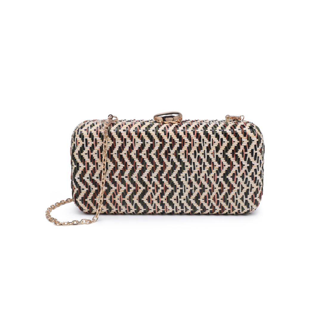 Woman wearing Green Multi Urban Expressions Valentina Evening Bag 840504206504 View 5 | Green Multi