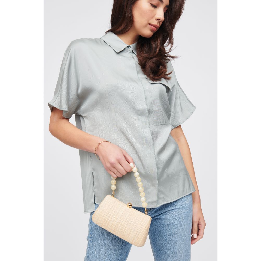 Product Image of Urban Expressions Wilma Evening Bag 818209019101 View 8 | Natural