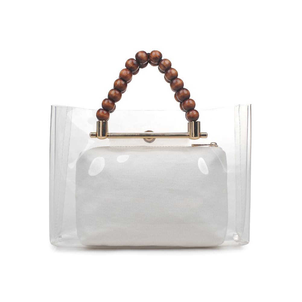 Product Image of Urban Expressions Arden Satchel 840611170408 View 3 | Beige