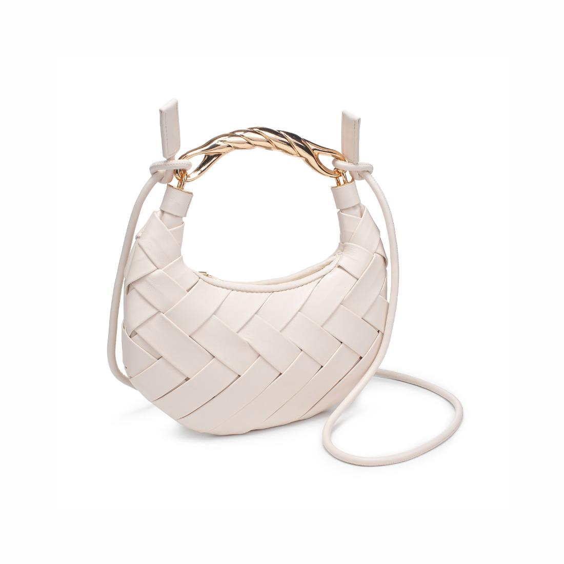 Woman wearing Oatmilk Urban Expressions Pamela Crossbody 840611147462 View 6 | Oatmilk