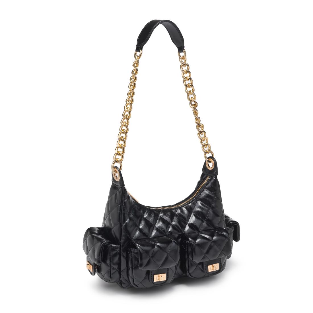 Product Image of Urban Expressions Janette Shoulder Bag 840611199126 View 6 | Black