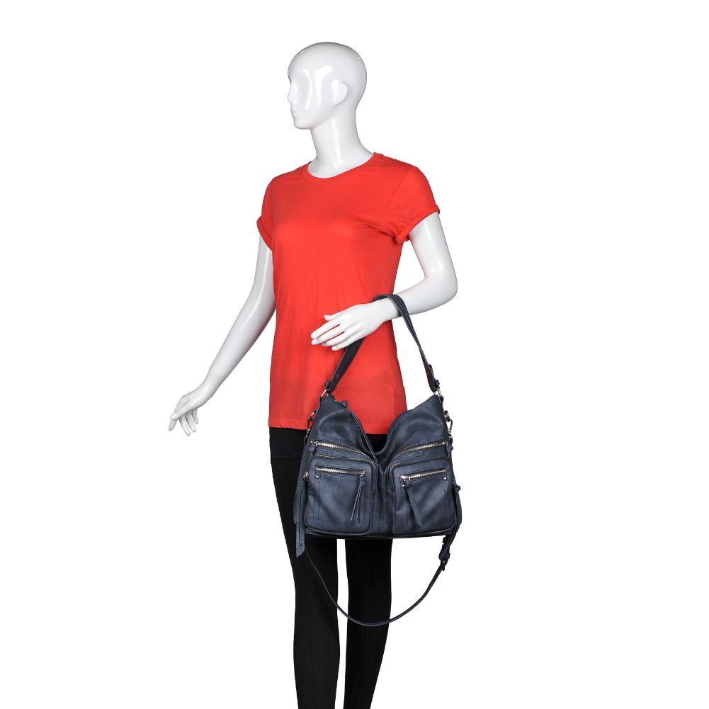 Product Image of Urban Expressions Barbara Hobo 840611164513 View 5 | Navy