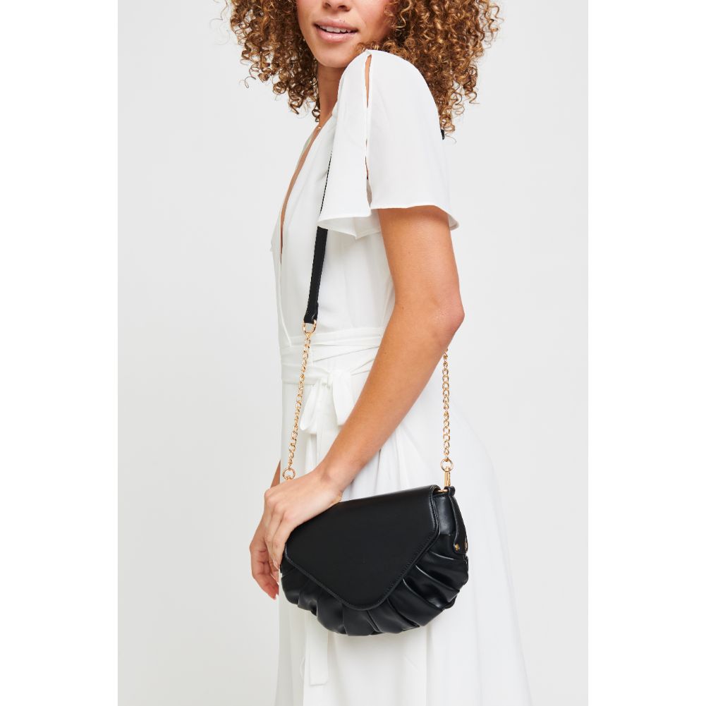 Woman wearing Black Urban Expressions Gemma Crossbody 840611179456 View 3 | Black