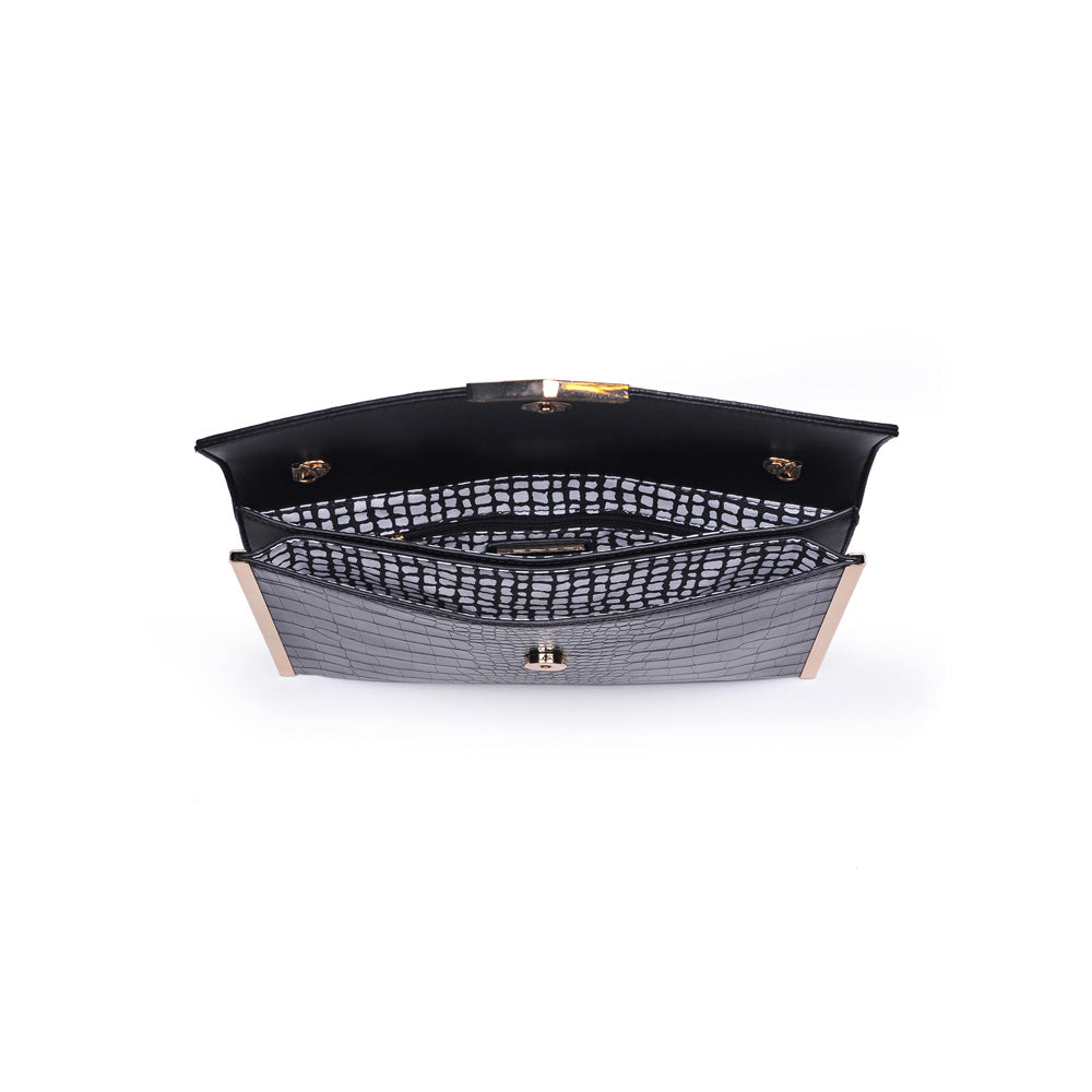 Product Image of Urban Expressions Heather Clutch 840611158161 View 4 | Black