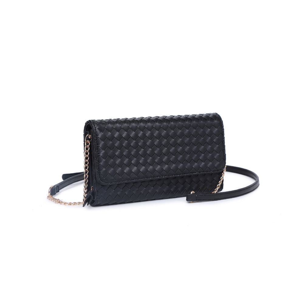 Woman wearing Black Urban Expressions Wallis Crossbody 840611107503 View 6 | Black