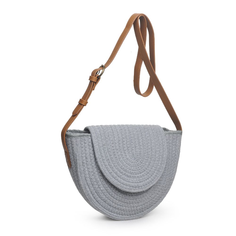 Product Image of Urban Expressions Leland Crossbody 840611171603 View 6 | Grey