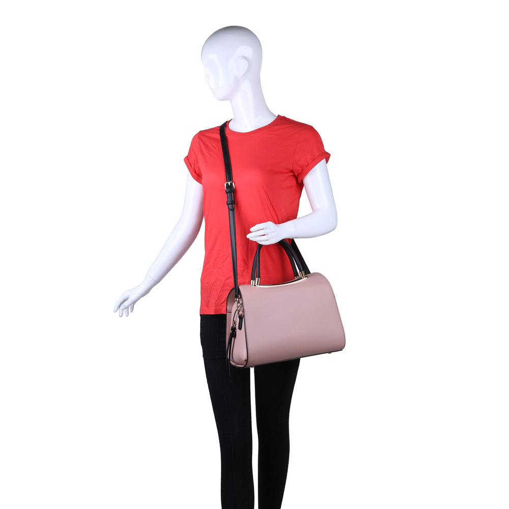 Product Image of Urban Expressions Willa Satchel NA-840611149480 View 5 | Blush