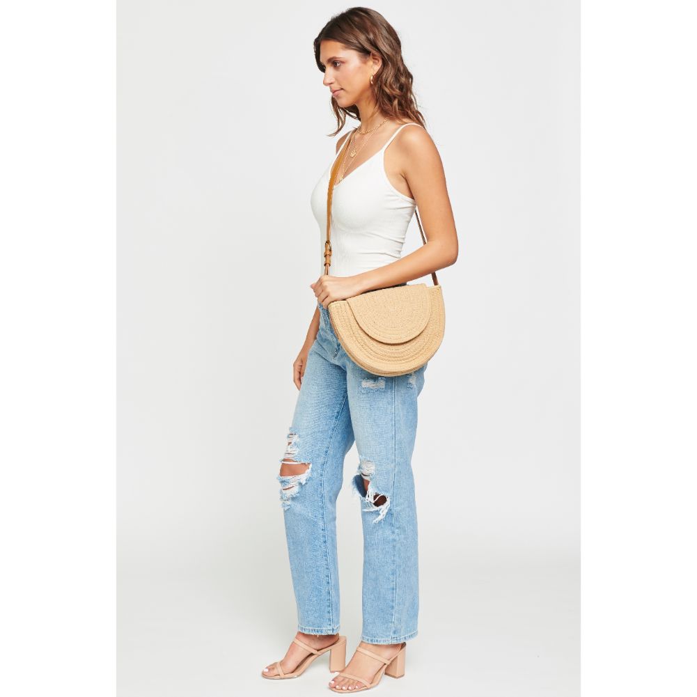 Woman wearing Natural Urban Expressions Leland Crossbody 840611171610 View 1 | Natural