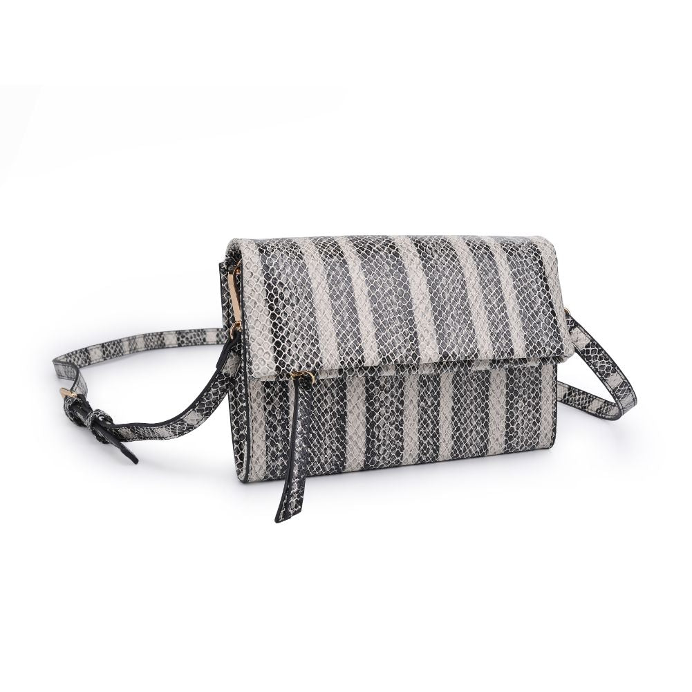 Product Image of Urban Expressions Bree Crossbody 840611174741 View 6 | Black White