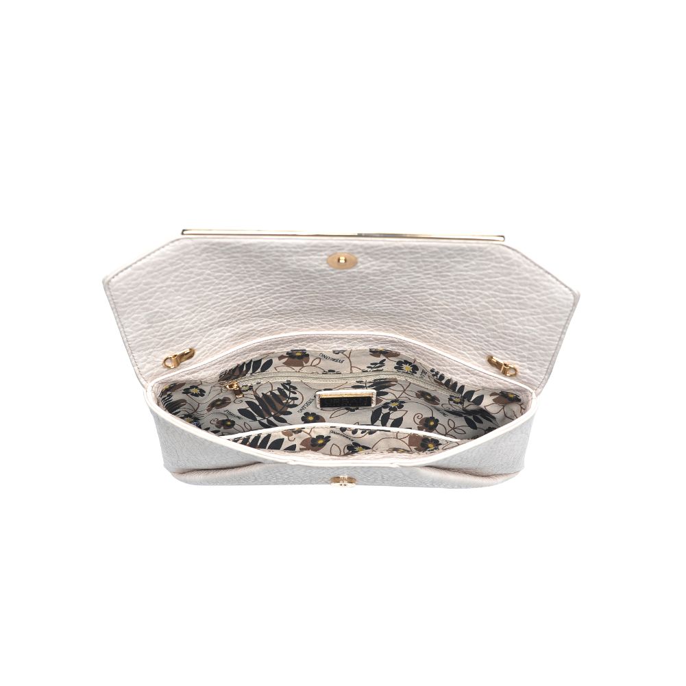 Product Image of Urban Expressions Lena Clutch 840611169327 View 4 | Ivory