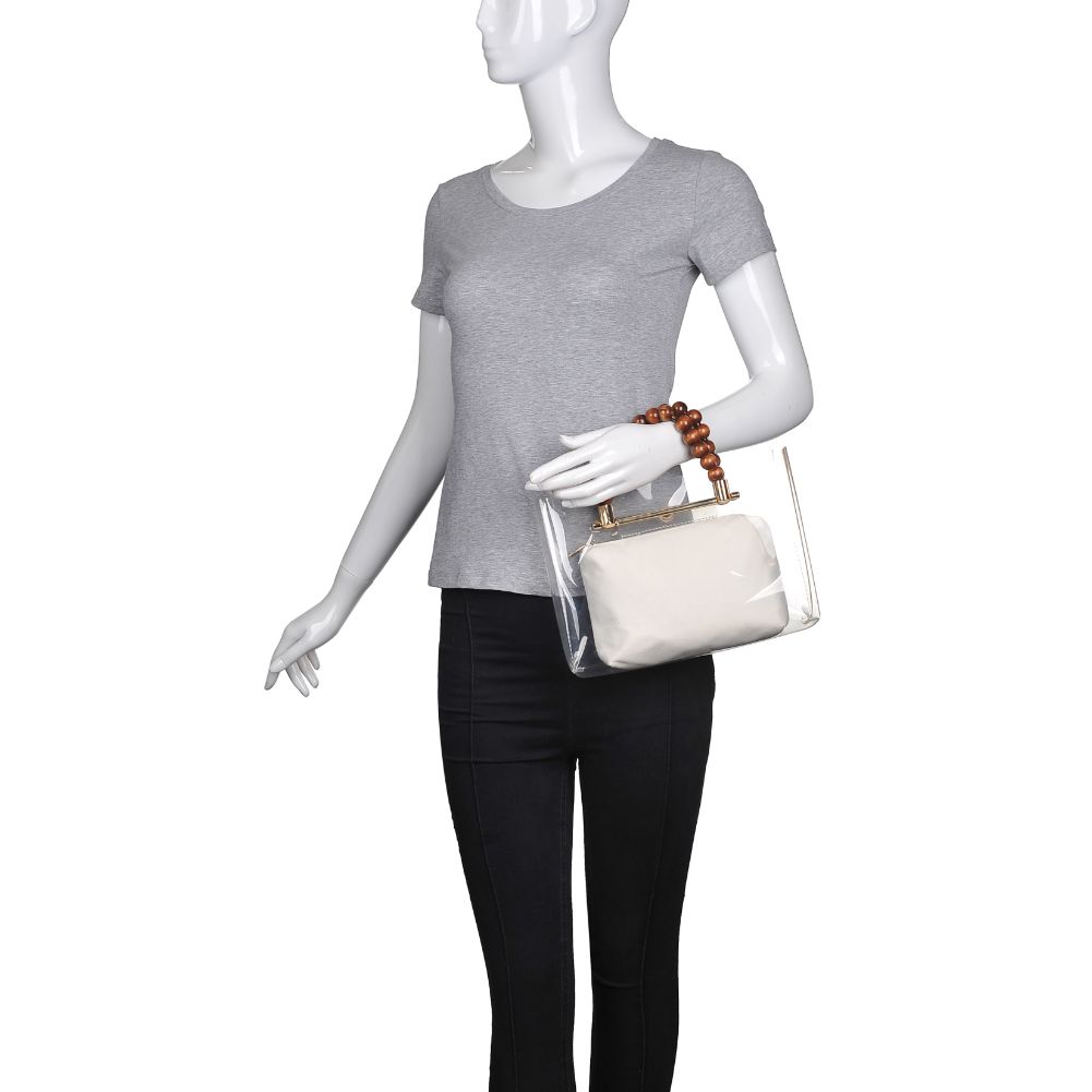 Product Image of Urban Expressions Arden Satchel 840611170408 View 5 | Beige