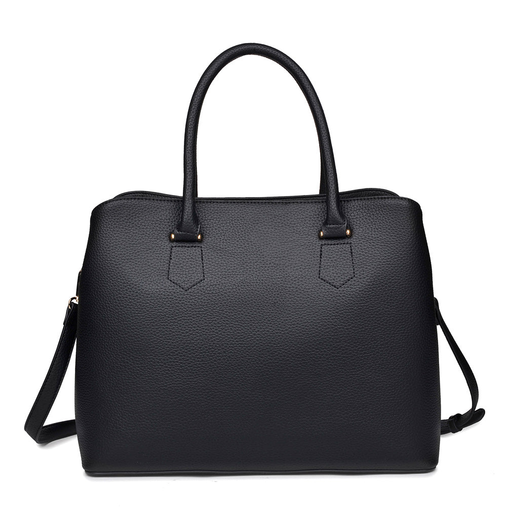 Product Image of Urban Expressions Leighton Satchel NA-840611151070 View 3 | Black