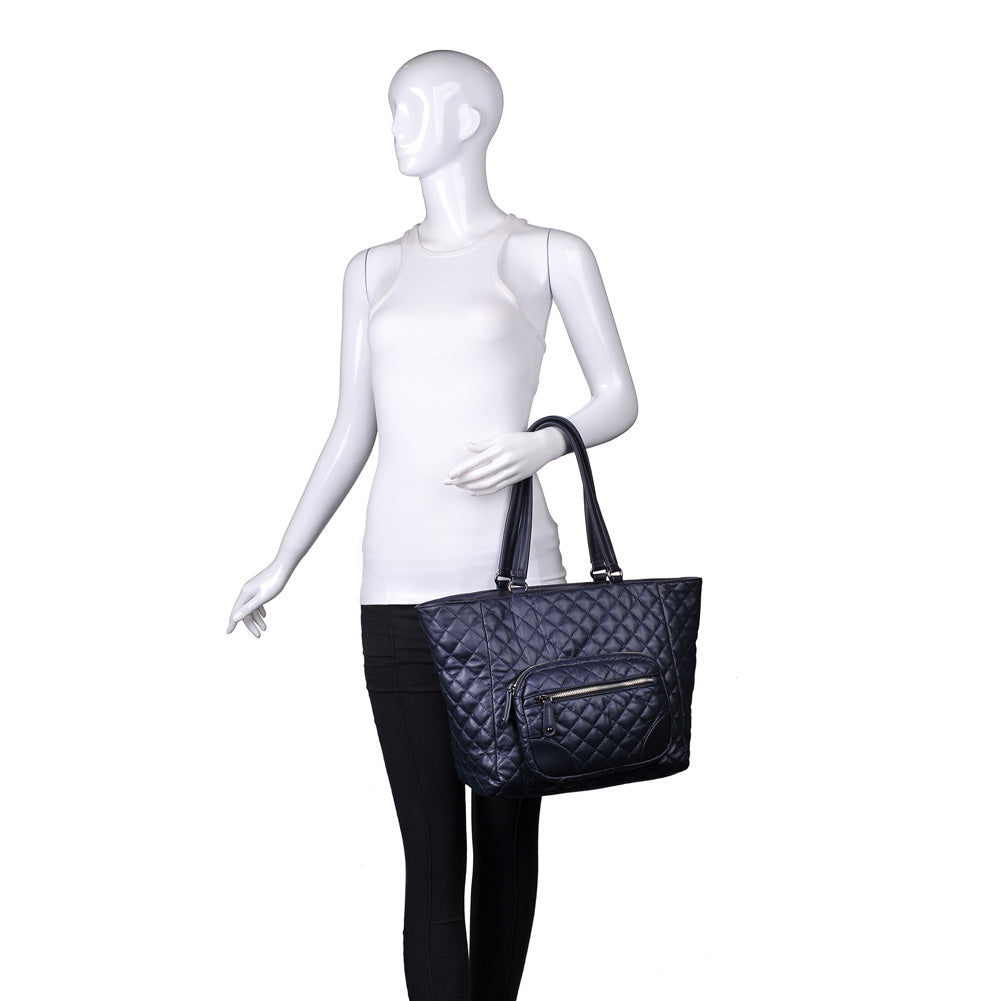 Product Image of Urban Expressions Plank Tote NA-840611154682 View 5 | Navy