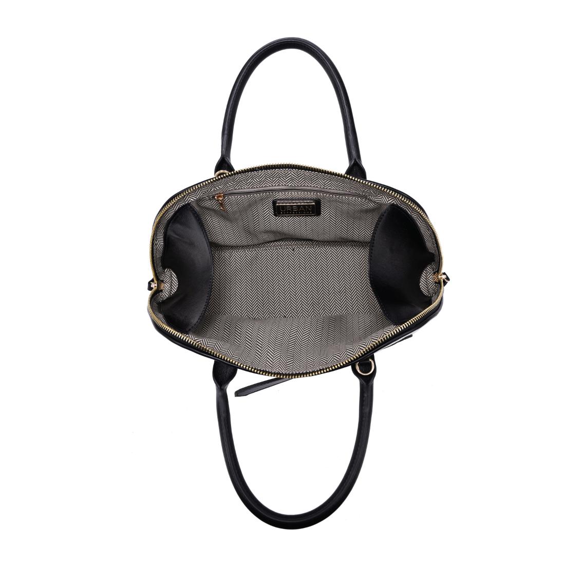 Woman wearing Ivory Black Urban Expressions Amelia Crossbody 840504207884 View 9 | Ivory Black
