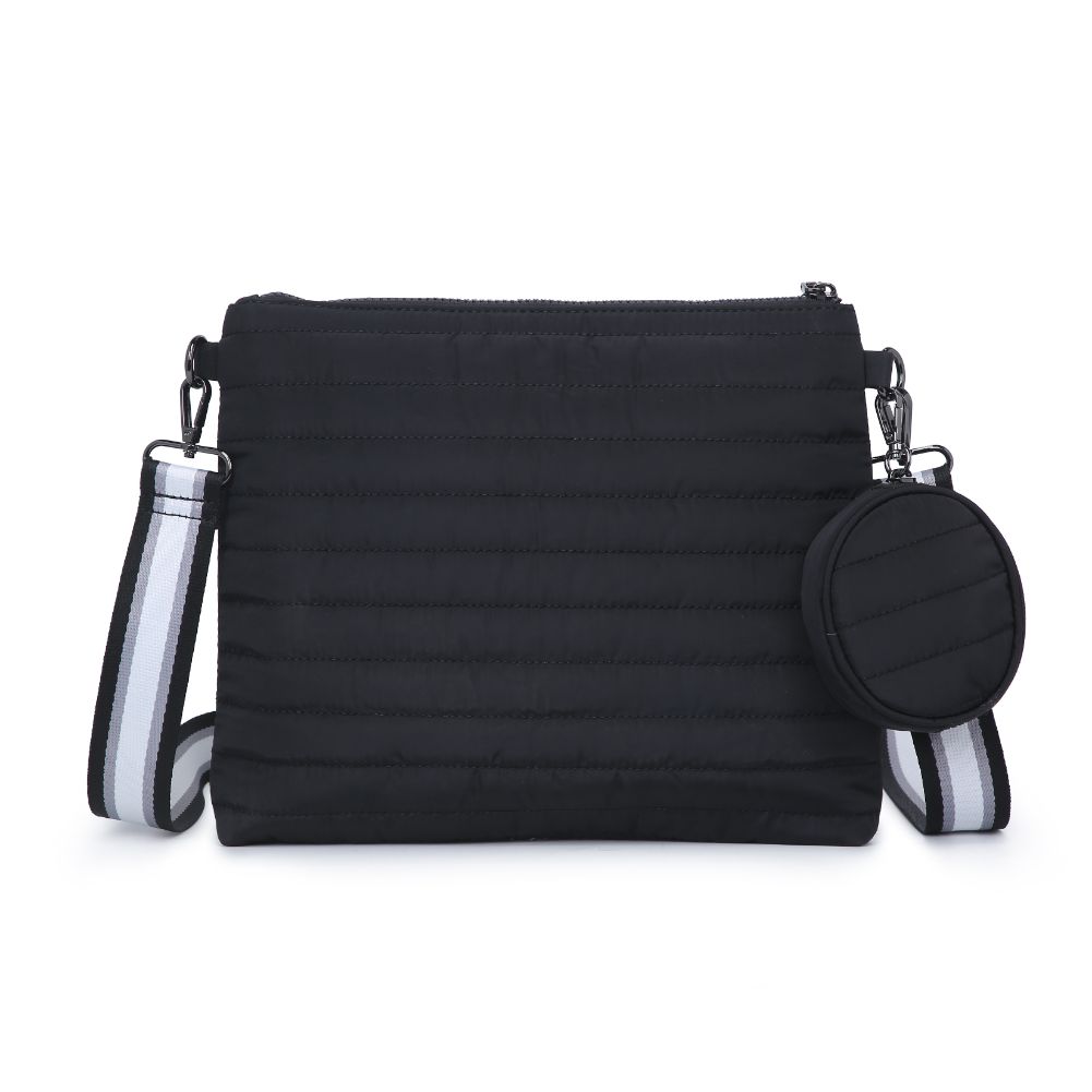 Product Image of Urban Expressions Arlo Crossbody 840611180643 View 3 | Black