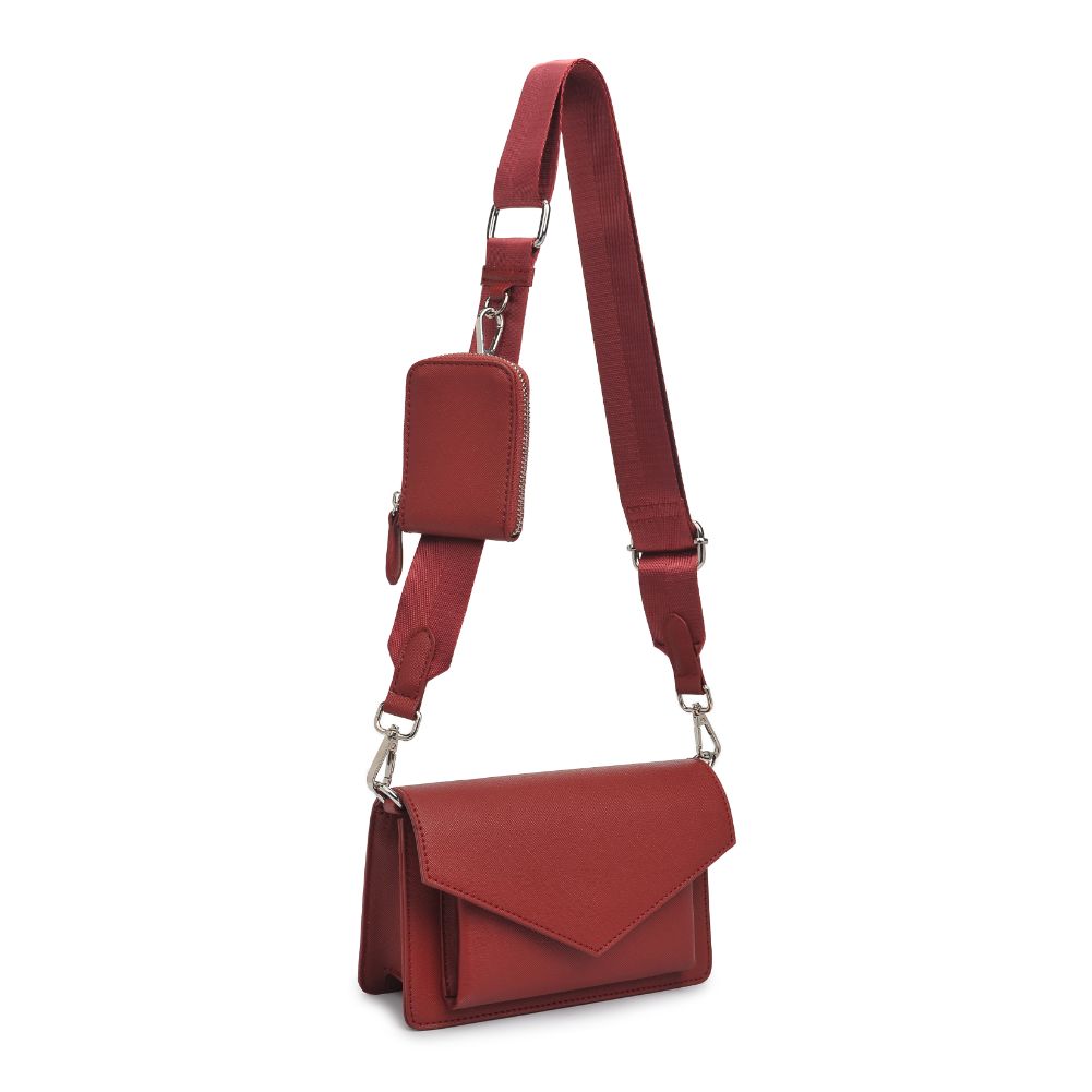 Product Image of Urban Expressions Fannie Crossbody 840611185426 View 6 | Red