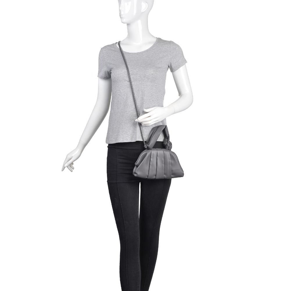 Product Image of Urban Expressions Mona Crossbody 840611174543 View 5 | Gunmetal