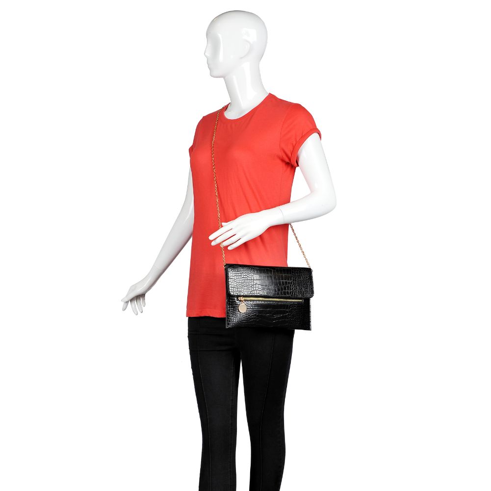 Product Image of Urban Expressions Evette Clutch 840611165503 View 5 | Black