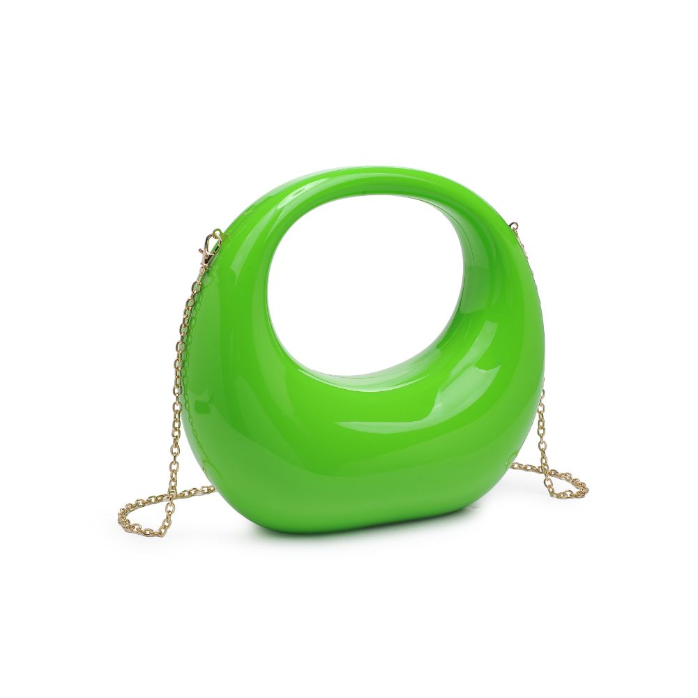 Woman wearing Lime Urban Expressions Trave Evening Bag 840611115997 View 6 | Lime