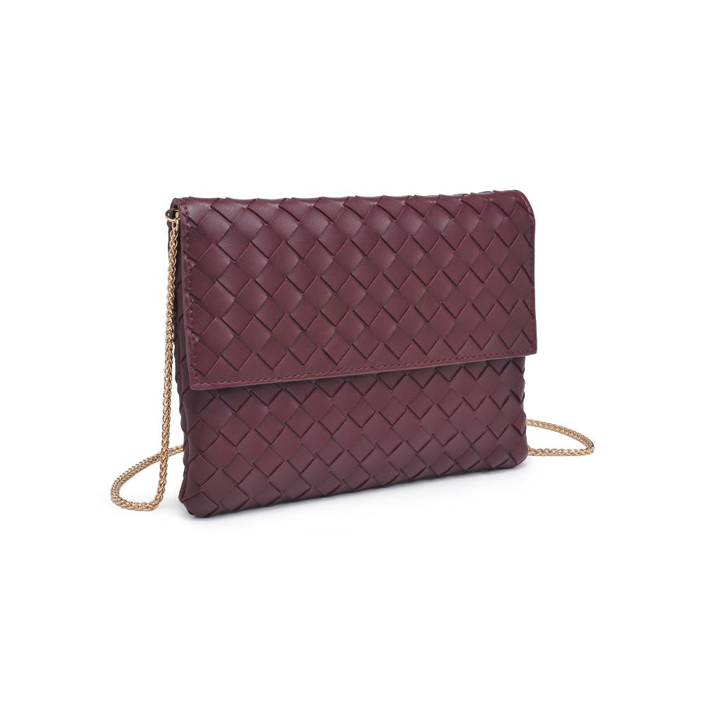 Woman wearing Wine Urban Expressions Ivy Clutch 840611133311 View 6 | Wine