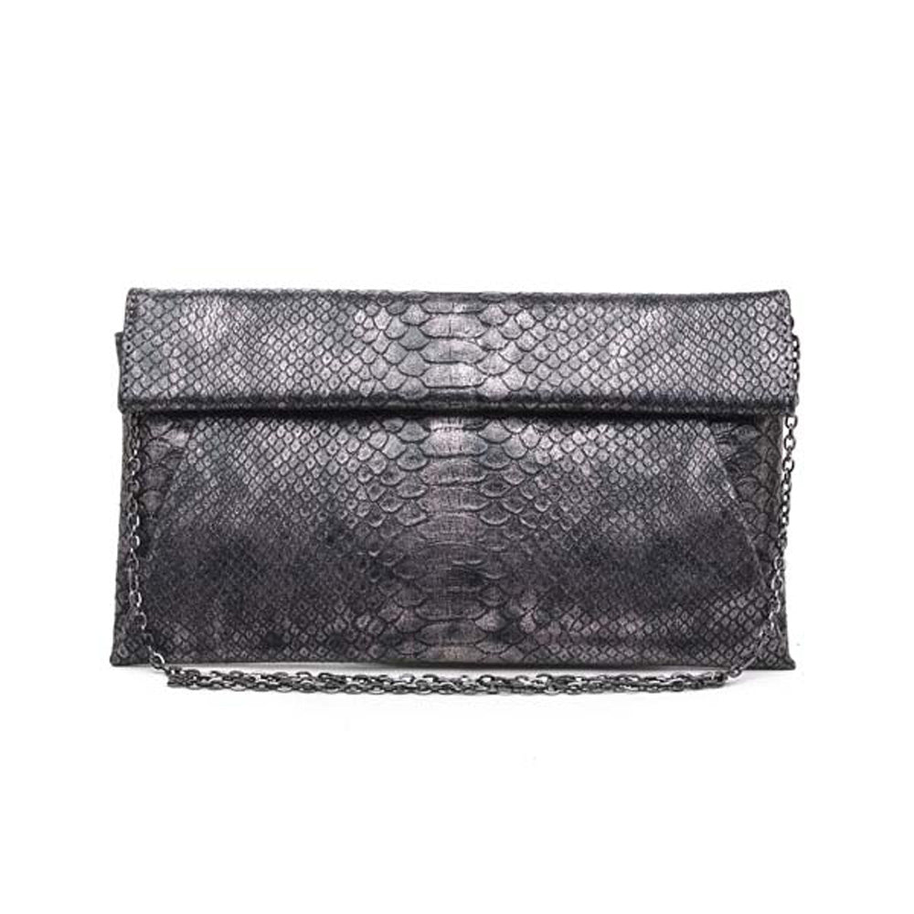 Product Image of Urban Expressions Emilia Clutch NA-840611118097 View 1 | Pewter