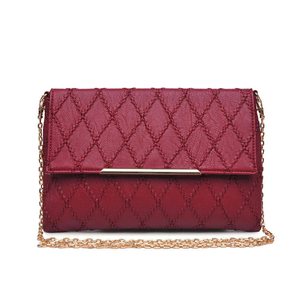 Product Image of Urban Expressions Taurus Clutch NA-840611133298 View 1 | Burgundy